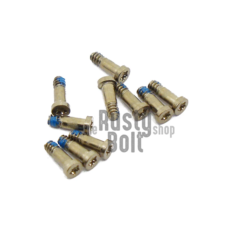 Tornillos inferiores dorados para funda Pentalobe para iPhone 6S, 6S+. Foto 1 de 1