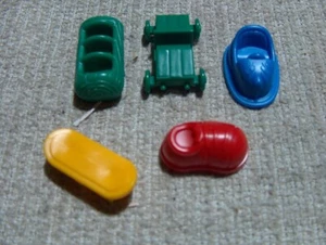 Monopoly Jr. Junior   Game Replacement Pieces Car skateboard shoe - Picture 1 of 2