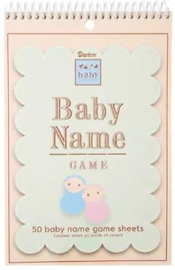 Sábanas de juego Baby Shower NOMBRE DE BEBÉ - Darice - ¡Totalmente nuevas selladas!¡! - Imagen 1 de 1