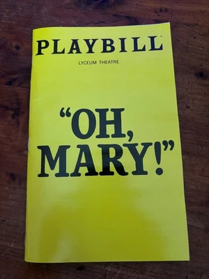 OH MARY!  Broadway Playbill Jane Krakowski Cheyenne Jackson - Image 1 of 4