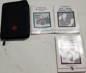 2000 MERCURY GRAND MARQUIS OWNERS MANUAL Inserts with CASE - Picture 1 of 4