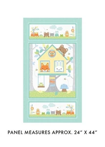 Panel Playhouse Pals 24" de Benartex, 13202-99, Ideal para bebés, niños - Imagen 1 de 1