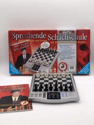 Sprechende Schachschule Schachcomputer Millennium Anatoly Karpov guter Zustand - Bild 1 von 4