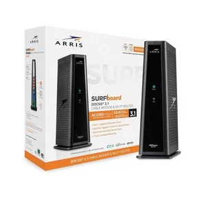 ARRIS SURFboard SBG8300 DOCSIS 3.1 Gigabit Cable Modem & AC2350 Dual Band Wi-Fi - Picture 1 of 5