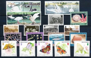 LS55882 Isle of Man marine sealife swans butterflies fine lot MNH - Picture 1 of 1
