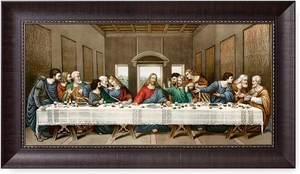 - the Last Supper by Leonardo Da Vinci. Oil Painting Reproduction, Giclee Print - Picture 1 of 6