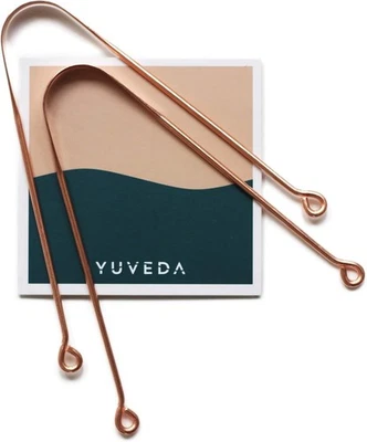 Zungenreiniger aus Kupfer | 2 Ayurveda Zungenschaber für Ayurveda-Ritual - Bild 1 von 4