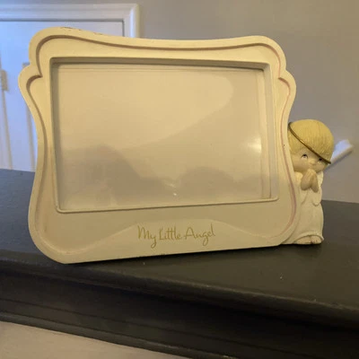 Marco de fotos blanco HMK LLC “My little Angel” 5,5X3,5” interior resina talla 8,5X5,5 Foto 1 de 4