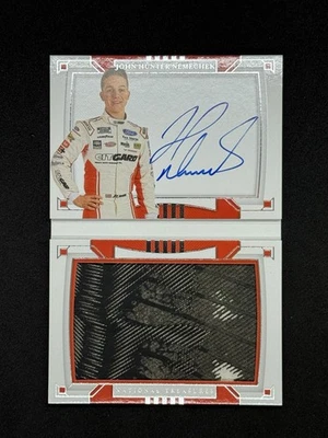 2020 Panini National Treasures  - John Hunter Nemechek Booklet Auto Tire 7/25 - Image 1 of 2