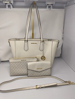 Michael Kors Tote 3 in one: Tote, Clutch, Wallet -Crossbody & Double Strap  - Image 1 of 4