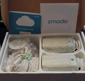 Zmodo 1080P 4 Pack Smart Security Camera WiFi Outdoor Security Camera - Picture 1 of 2