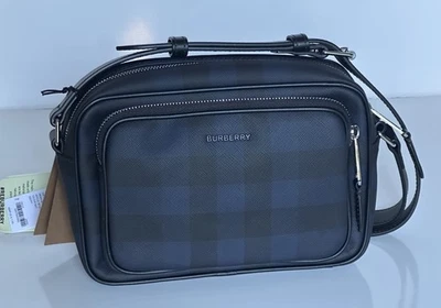 Bolso de hombro Burberry Paddy de cuero para cámara azul marino Inglaterra 8073271 nuevo con etiquetas $1150 Foto 1 de 4