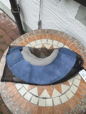 Kunstleder Hufglocken hellblau Gr. XL mit Plüschfellrand - Bild 1 von 2