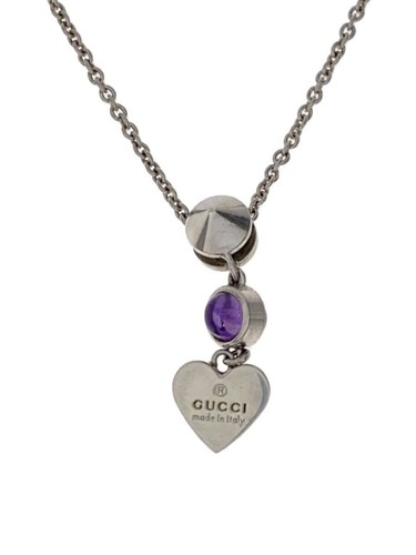 Collana Gucci SV950 pietra colorata PUP donna