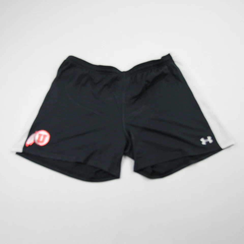 Pantalones cortos deportivos Utah Utes Under Armour para mujer negros/blancos usados Foto 1 de 1