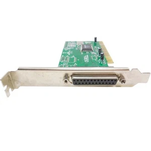 Card PCI Port Parallel Lpt DB25 Printer NM9735 FG-PIO9805 Full ATX Tower - Picture 1 of 2