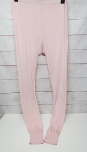 Pantalones de Colección LL Bean 100% Seda Capa Base Talla XL Rosa Ropa Interior Larga Leggings - Imagen 1 de 7