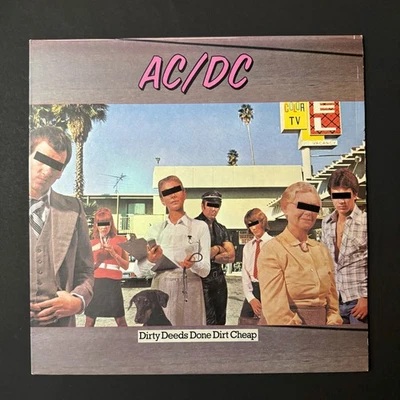 AC / DC Dirty Deeds Done Dirt Cheap Original Vinyl Record Album First Press VG++ - Image 1 of 2