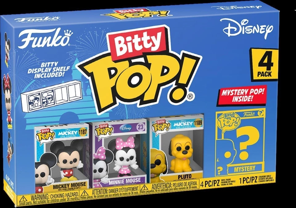 SET DI DUE FUNKO BITTY POP N. 71319 E 71322 - DISNEY MICKEY E GOOFY NUOVE