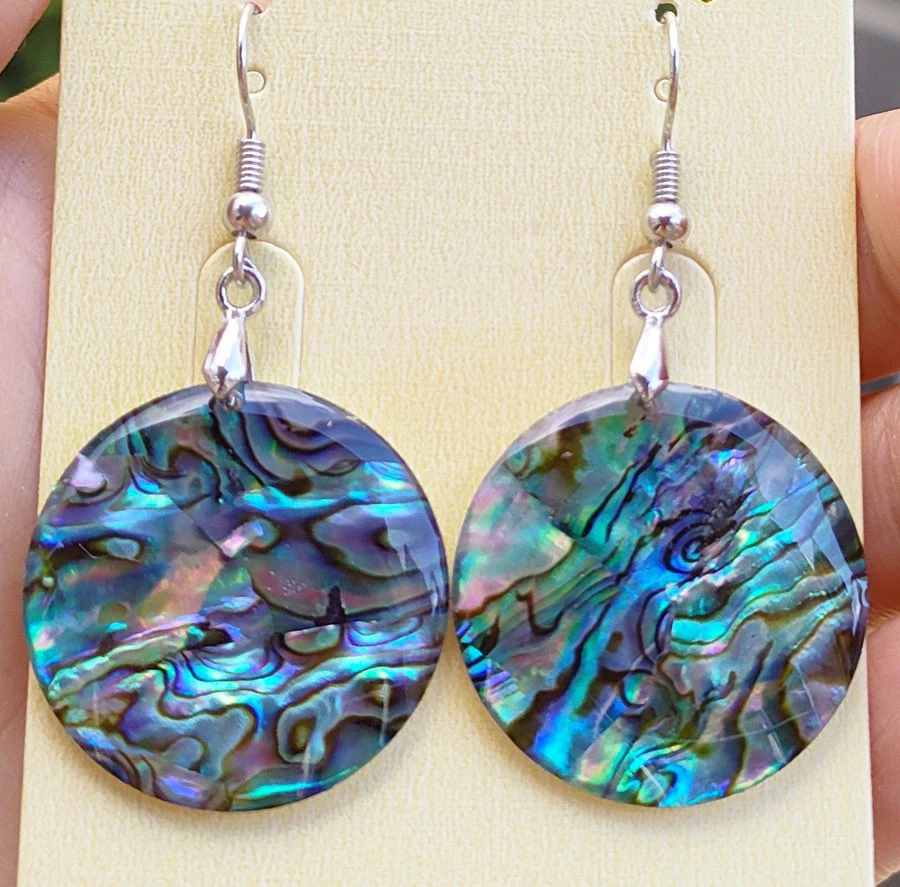  Natural Orgonite Ear Pendants Earrings Life Energy Talisman - image 1 of 1