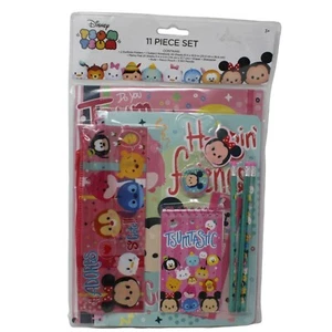 Disney TSUM TSUM 11PC School Supply Activity Stationary Set Multi Characters - Picture 1 of 6
