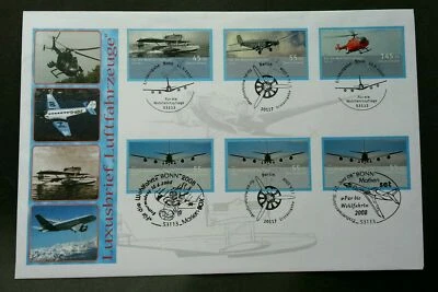 [SJ] Germany Airplane 2008 Aviation Helicopter Air Transport (FDC) *multi PMK - Image 1 of 4