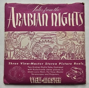 1951 Arabian Nights View Master 3 Reel Packet FT-50A FT-50B FT-51 ANPX Complete - Picture 1 of 9