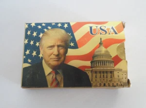 Donald Trump Gold Foil Waterproof Plastic Playing Cards New In Package - Picture 1 of 6