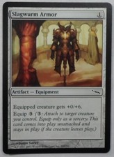 MAGIC THE GATHERING MTG 2003 MIRRODIN SLAGWURM ARMOR ARTIFACT CARD