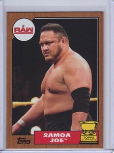 2017 Topps Heritage WWE Bronze Rookie #33 Samoa Joe RC - Picture 1 of 1