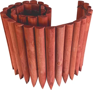 Garden 3.5 Ft Wooden Short Fence Outdoor Landscape Edging Flexible Decorative Bo - Picture 1 of 12