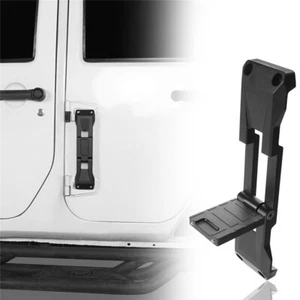 Door Hinge Folding Foot Rest Climb Step Pedal Pad For Jeep Wrangler JK JL 07-25 - Bild 1 von 12