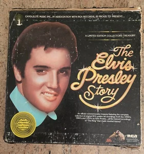 Elvis Presley THE ELVIS PRESLEY STORY RCA / Candlelight 5 LP Vinyl Box Set VG+ - Picture 1 of 15