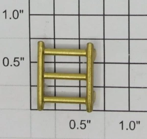 Lionel 248-10 Brass 3-Rung Ladder for O Gauge Electrics (1) - Picture 1 of 1