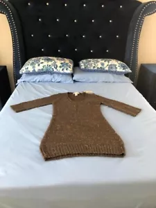 Brown Dress Blouson L NEW WITH TAGS- CYBER MONDAY DEALS !!! - Picture 1 of 1