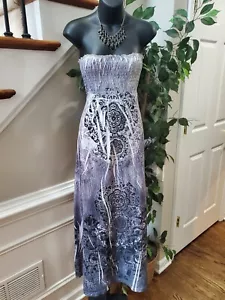 Chesley Women's Purple Polyester Off The Shoulder Casual Long Maxi Dress Size XL - Picture 1 of 9