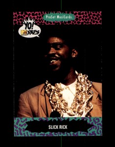 1991 Pro Set Yo MTV Raps #72 Slick Rick  SET BREAK 