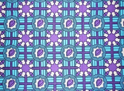 African Cowries Fabric 9 yards - Image 1 of 2