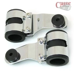 Triumph T140 Cafe Racer Headlamp Brackets - Ears - Picture 1 of 1