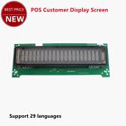 POS Customer Display Screen Dual-Row VFD Module Supporting 29 Languages RS232