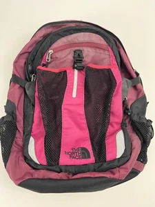 The North Face Recon Pink Black Backpack Outdoor Travel Hiking School - Picture 1 of 12