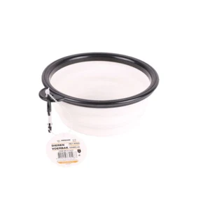 Tazón plegable para mascotas blanco 13 cm - Imagen 1 de 4