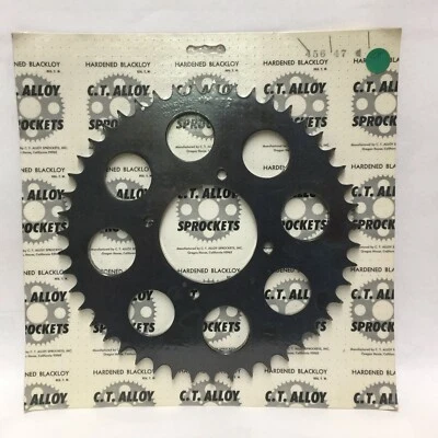 Piñón trasero Suzuki GS250 1980-1981 aluminio endurecido Blackloy 47 dientes Foto 1 de 3