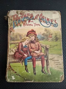 Reime und Glockenspiele für Weihnachten 1890 Mary D. Sole Cassell 1. Verlag - Bild 1 von 9