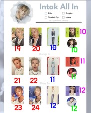 P1Harmony All In official genuine photocard stand kpop kor seller Theo kiho