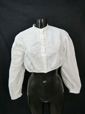 Gr.46 Dirndlbluse süße Bluse für Dirndl Bäsch Baumwollmischung schlicht B9333 - Bild 1 von 4