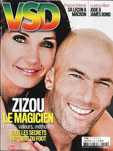 VSD n°2124 10/05/2018 Zidane le magicien/ Hollande: sa leçon à Macron/ Mai 68 - Imagen 1 de 2