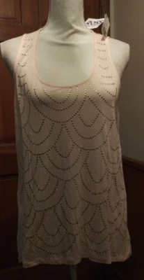 Forever 21 Talla Junior Pequeño Bling en la parte delantera Dorado/Rosa 100% Viscosa 29" LB F211 Foto 1 de 4