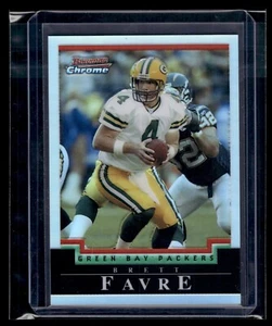 2004 Bowman Chrome Refractor #1 Brett Favre Packers /500 HOF - Picture 1 of 2
