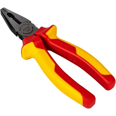 Brüder Mannesmann M10602 180mm Insulated Comb Pliers - Image 1 of 2